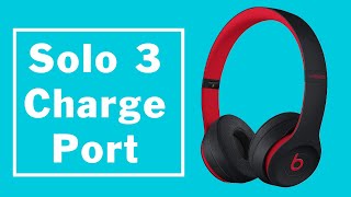 Beats Solo 3 Charger Port Replacement Tutorial  Solo 3 Not Charging [upl. by Dlonra]