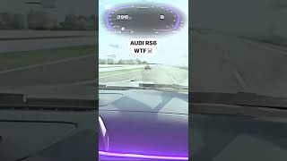 Insane Speed Unleashed Audi RS6 Hits 400 KMH on German Autobahn 🚀🔥 audio autobahn topspeed [upl. by Aicilat450]