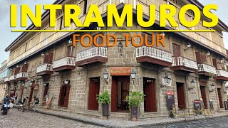 MANILA  Intramuros Food Guide 2022 [upl. by Hinckley]