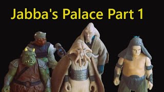 Star Wars Return of the Jedi Jabbas Palace figure review part 1 [upl. by Grous522]