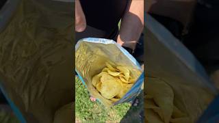 pringles challenge snacks chips funny [upl. by Nuli]