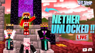 Nether unlocked in GTcraft SMP  New public SMP  247 SERVER  PE  JAVA  minecraft hindi live [upl. by Surat285]