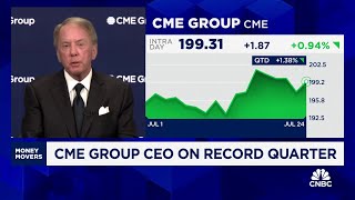 CME Group CEO Terry Duffy on record quarter [upl. by Anilem346]