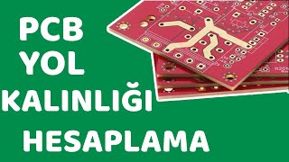 Pcb Yol Kalınlığı Nasıl Hesaplanır EasyEDA İle PCB Tasarım Dersleri  22 [upl. by Kursh]