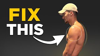 Fix Rounded Shoulders PERMANENTLY 3 Easy Exercises [upl. by Swain]