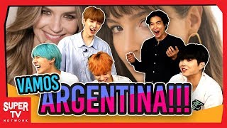 Idol coreano reacciona a actrices argentinas  HolaCorea [upl. by Dolorita108]