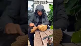 Si primitif makan durian kidsvideo comedy funny lucu trendingshorts [upl. by Ilka]