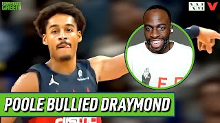 Draymond Green says Jordan Poole BULLIED him in Golden State Warriors vs Washington Wizards game [upl. by Novanod560]