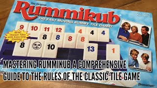 Mastering Rummikub A Comprehensive Guide to the Rules of the Classic Tile Game [upl. by Anivlek]