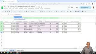 AULA 12  COMO SOMAR PROCV  PROCV  PLANILHAS GOOGLE [upl. by Anilasor177]