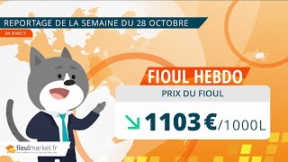 Prix ​​du fioul domestique  semaine du 28 octobre 2024 [upl. by Noletta796]