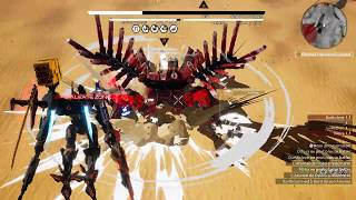 DAEMON X MACHINA  PC  Boss Battle  GUNFORT RT Omega [upl. by Yesac]