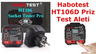 Habotest HT 106D Priz Test Cihazı Socket Tester [upl. by Essyla]