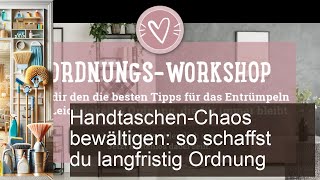 Handtasche organisieren und reinigen Unsere TopTipps Cleanipedia DE Cleanipedia Cleanipedia [upl. by Francklin]