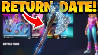 LEVIATHAN AXE PICKAXE RETURN RELEASE DATE in Fortnite Item Shop November 2023 [upl. by Minna268]