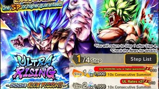 MY BEST ULTRA LUCK EVER 15k SUMMONS FOR ULTRA GOGETA BLUE PART 3 FEST DRAGON BALL LEGENDS SUMMONS [upl. by Oca]