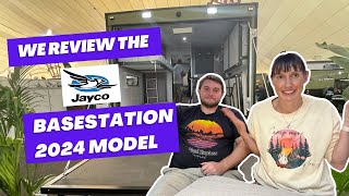 We review the new Jayco Basestation Toyhauler 2024 model  Love or hate the bed layout Slide out [upl. by Lamp388]