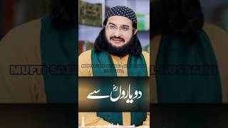 WO SAHABA RA HAIN MERA DEEN HAIN muftisaeedarshadalhussaini 2024 shorts naat love status [upl. by Stockwell]