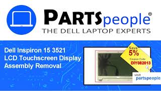 Dell Inspiron 153521 P28F001 LCD Touchscreen Display Assembly HowTo Video Tutorial [upl. by Arevle666]