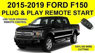 Ford 2015  2019 F150 F250 Plug and Play Remote Start Installation [upl. by Gamali]