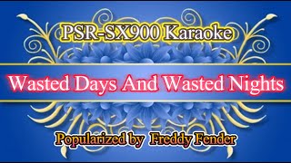 Wasted Days And Wasted Nights  Freddy Fender Video Karaoke [upl. by Aisenat]