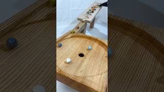 Calming sounds  Wooden course marble run ASMR⑤ marblerunhealing asmr [upl. by Enehs]