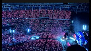 Coldplay live London Wembley Stadium 200822 concert Music Of The Spheres Tour Great Sound Wow [upl. by Anyak]