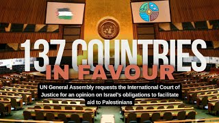 BREAKING UN requestes World Courts opinion on Israel’s obligations to allow aid delivery to Gaza [upl. by Hctim903]