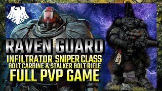 RAVEN GUARD PRIMARIS INFILTRATOR SPACE MARINE 2 PVP SNIPER CLASS  Warhammer 40K Ravenguard 40k [upl. by Hamnet]