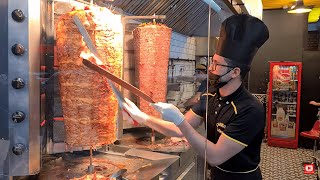 STREET FOOD CHICKEN KEBAB TURKISH STREET FOOD IN IZMIR 4k [upl. by Aleuqahs607]