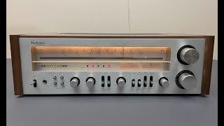 Technics SA600 Vintage Receiver  Demo video after repair amp restoration [upl. by Jessica]