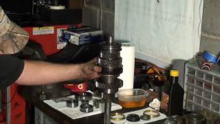 transmission part 4 AX15 Rebuild reassembling [upl. by Shepard]