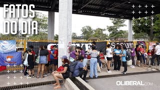 Portões da UFPA em Belém são fechados em novo ato da greve nacional [upl. by Einimod369]