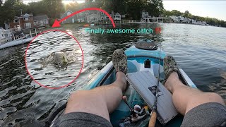 HemlockConesus lake kayak bass fishing 💥AWESOME CATCH 💥 [upl. by Shih]