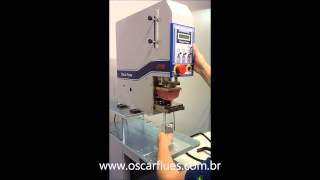 Tampografia  Set up zero  Pad printing  Impressão em mangueiras  Oscar Flues [upl. by Mckay920]