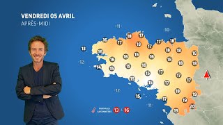 Bulletin météo pour le vendredi 5 avril 2024 [upl. by Caruso]