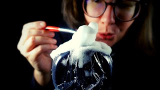 ASMR crinkle sounds and shaving foam for ulimate TINGLES [upl. by Eille980]