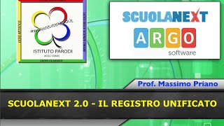 ScuolaNext 20  Il registro unificato [upl. by Areik]