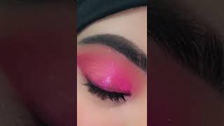 Sparkle pink eye makeup foryou viralvideo viral shortsvideo shorts uae viralshort viralshort [upl. by Afatsum]