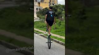 one wheeling cycle video new video Open challenge cycle wheeling on youtuber please subscribe to [upl. by Netsirc829]