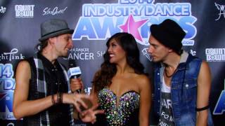 Step Up movie Lombard Twins at the Industry Dance Awards [upl. by Ronal728]