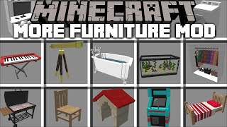 Minecraft FURNITURE MOD  REBUILDING HOUSES IN MINECRAFT Minecraft [upl. by Evy604]