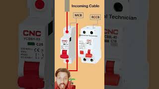 Electric connection Rccb connection diagram [upl. by Yank44]