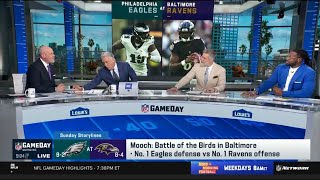 NFL Gameday  BOLD predictions Week 13 Eagles vs Ravens Bengals vs Steelers Falcons vs Chargers [upl. by Akinihs]