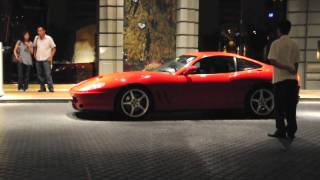 Ferrari 575 Maranello Start up  Peninsula Hong Kong [upl. by Ecnarual547]