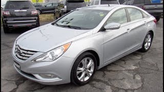 SOLD 2012 Hyundai Sonata Limited Walkaround Start up Tour and Overview [upl. by Kenta162]