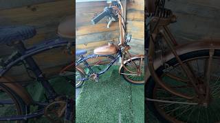 Putting the gas tank on the Lowrider gas bike motorcycle cool garage [upl. by Chatterjee]