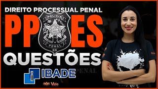 PPES  Direito Processual Penal  Questões IBADE [upl. by Ehrenberg]