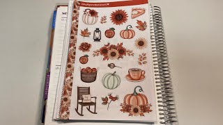 Plan With Me September 1622  Erin Condren Compact Vertical  SimplySmithStickers [upl. by Doreen]