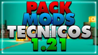 Pack de MODS TECNICOS para Minecraft 121  Tutorial Minecraft 121 [upl. by Junieta]